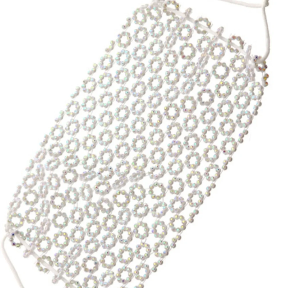 Rhinestone Fashion Face Mask
